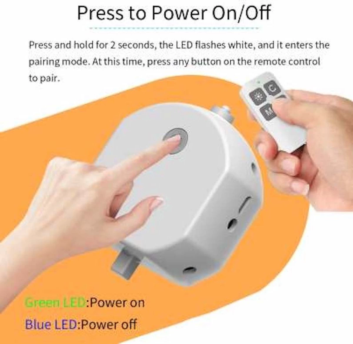 Merkloos Slimme Interactieve Zelf Rollende Bal Voor Honden - 3 Speelmodi - Honden Speelgoed - Hondenspeeltjes - USB Oplaadbaar - Met Afstandsbediening - Intelligente Automatische Roterende Waterproof Led Bal Met Afstandsbediening - Oranje - Afbeelding 6