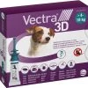 VECTRA 3D Hond - 4 Tot 10 Kg - Anti Vlooien- En Tekendruppels - 3 Pipetten