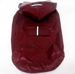 Honden Regenjas Rood - Honden Poncho - Maat 3XL (ruglengte 55cm)