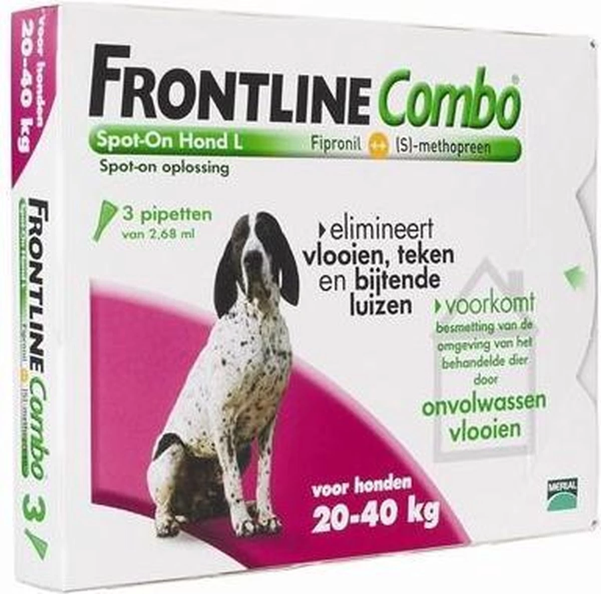 Frontline Combo - M: Van 10 Tot 20 Kg - Anti Vlooienmiddel En Tekenmiddel - Hond - 3 Pipetten - Afbeelding 5