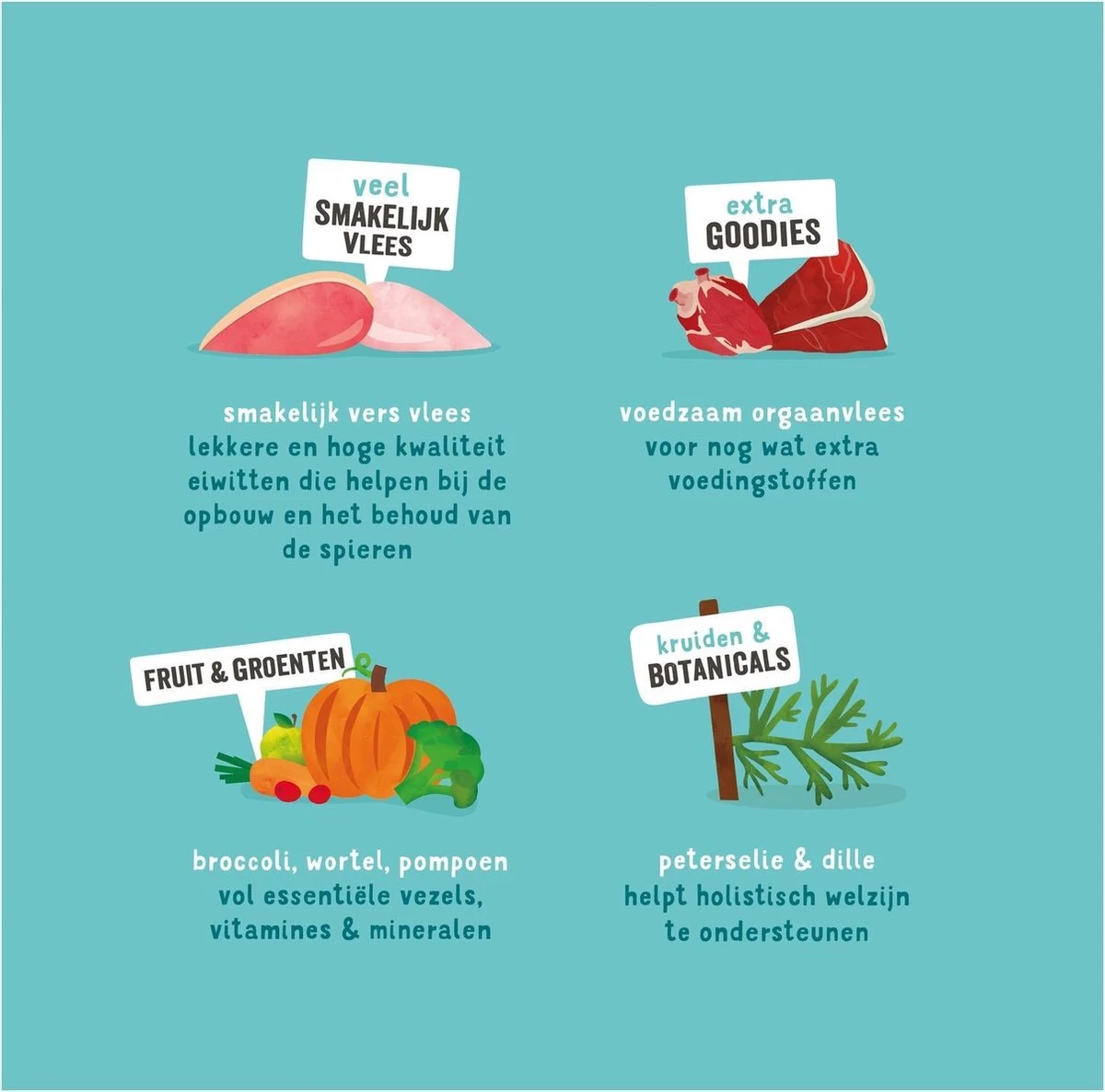 Merkloos Edgard & Cooper Hondenvoer Multipack Kip - Wild - Lam 6 X 100 Gr - Afbeelding 5