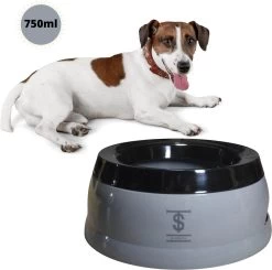 ST Products - Hond - Kat - Drinkbak Hond - Hondenbak - Waterbak - Drinkbak - Onderweg - Huisdier - Verminderd Slobberen - Anti Knoei - Water Bowl - Grijs