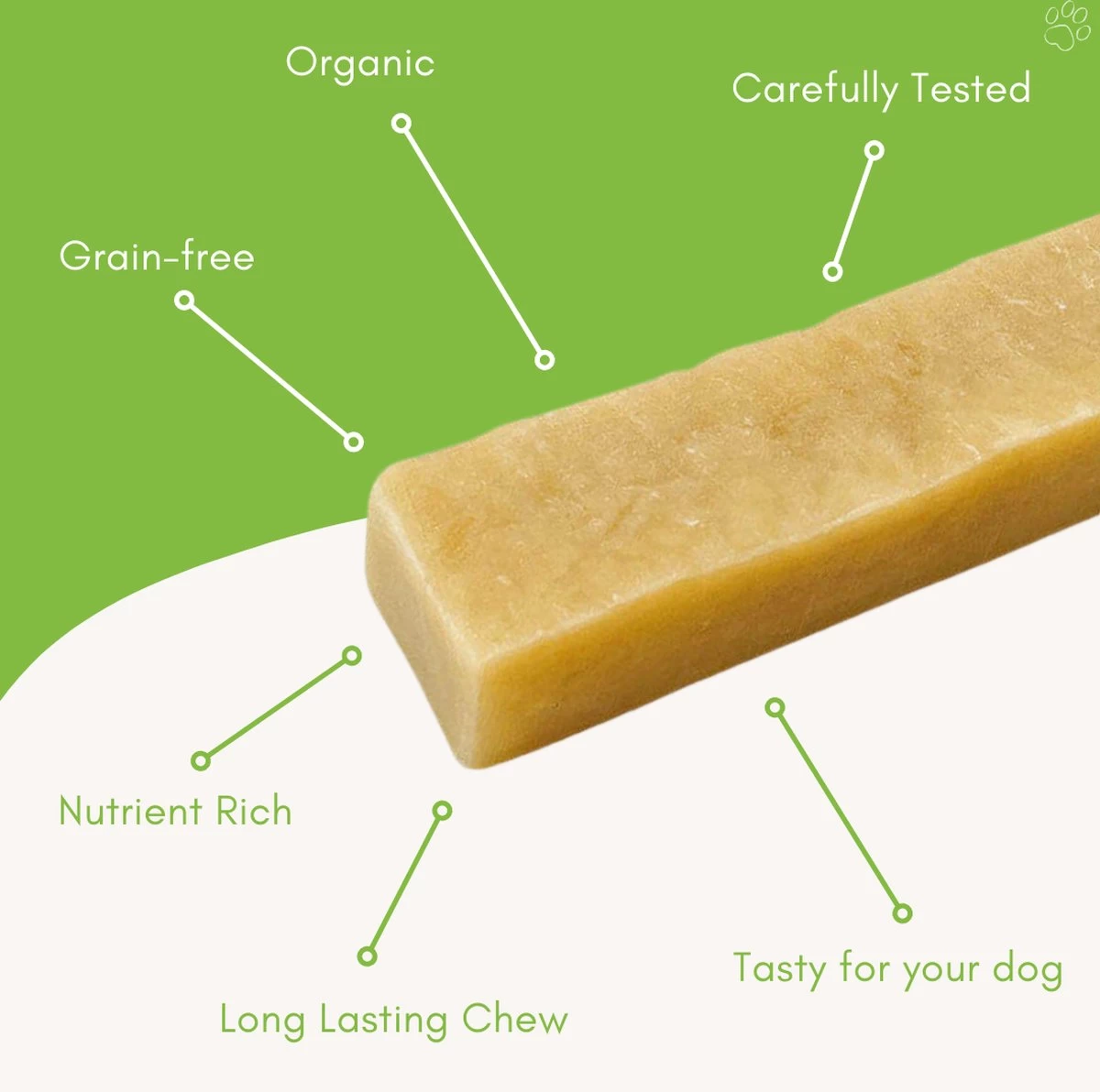 Yak Kaas Hondensnacks - 8 Stuks - 100% Natuurlijk - XS - 20-40 Gram - Kauwstaaf - Kauwbot - Voor De Hond - Afbeelding 4