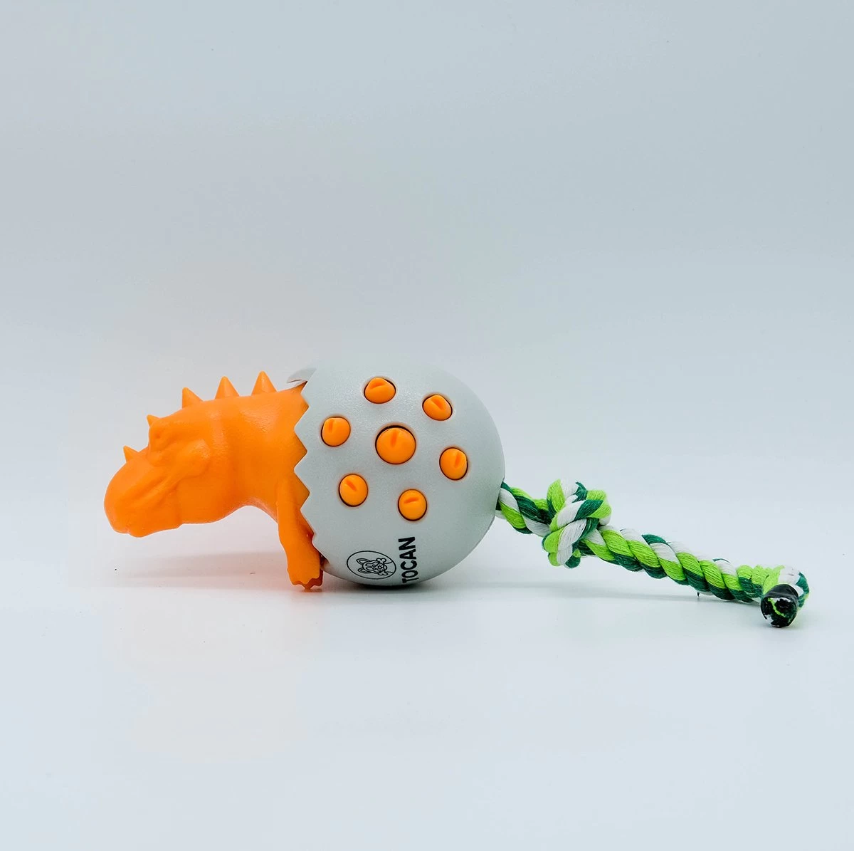 TocaDino - Kauwspeelgoed - Honden - Speelgoed Voor Honden - Reiniging - Dental - Blauw - Afbeelding 2