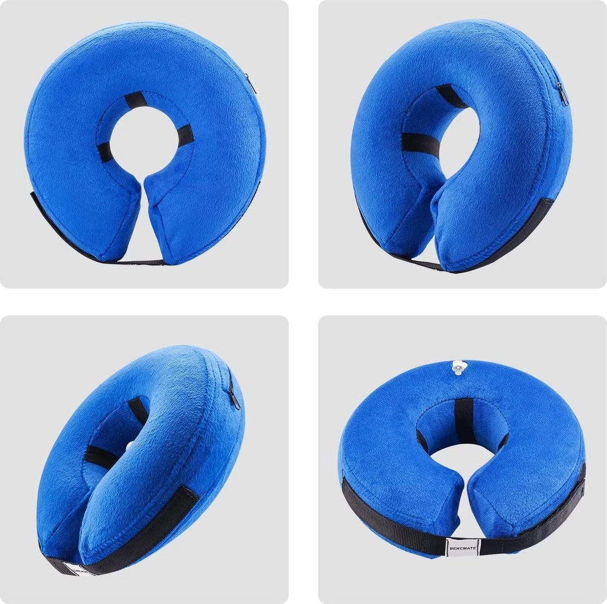 PetPetrol Opblaasbare Hondenkraag - Opblaasbare Kraag Hond - Beschermkraag Opblaasbaar Voor Honden/katten - Blauw - Small - Afbeelding 5