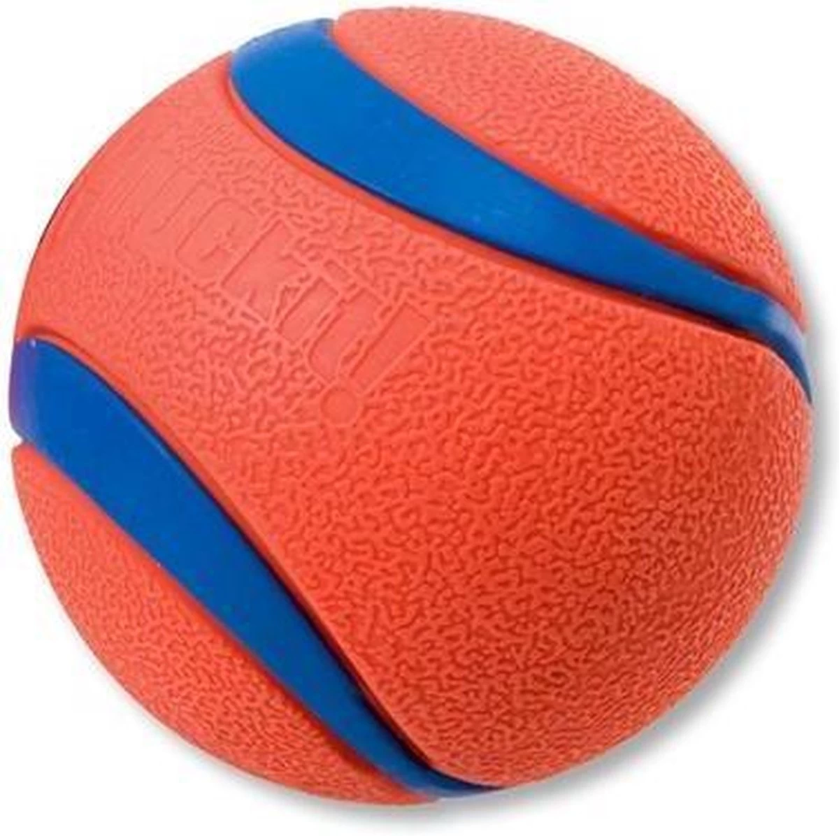 Chuckit! Ultra Ball XL – Honden Speelgoed – Ø 9 Cm – Oranje/Blauw – Apporteerspeelgoed – 1-Pack - Afbeelding 2