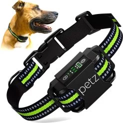Petz - Anti Blafband - Anti Blafband Voor Kleine En Grote Honden - 5-55 KG - Vibratie En Audio - Diervriendelijk - GEEN Schokken - Opvoedingshalsband Zonder Schok En Diervriendelijk - Waterdicht - Oplaadbaar