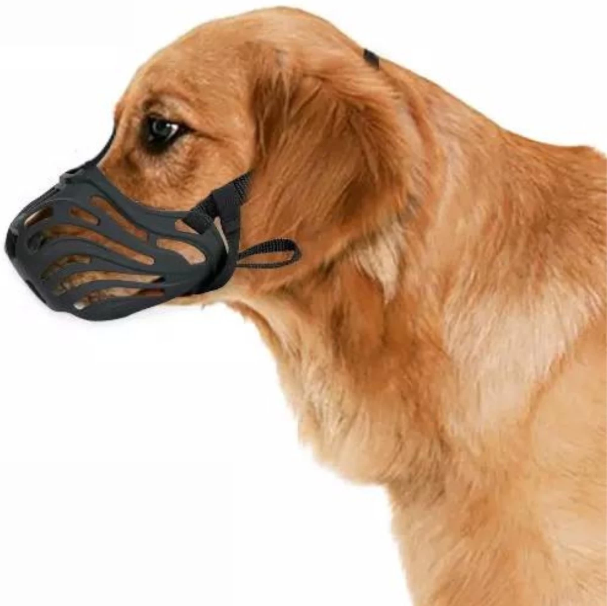 XtraSafe Muilkorf Voor Kleine Honden - Zwart - Maat 4 - Comfortabel - Afbeelding 6