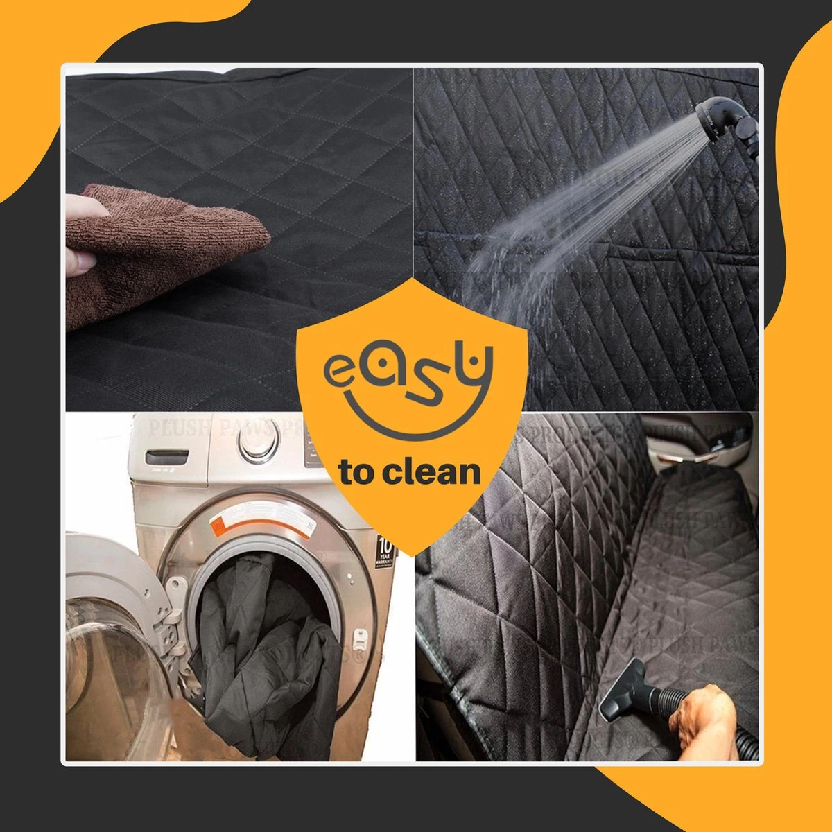 Hondendeken Auto Achterbank En Kofferbak - Reis Bench - Auto Bench - Hondenmand - Waterdichte Beschermhoes 6 Laags - Antislip - Maat 151 X 139 - Afbeelding 5