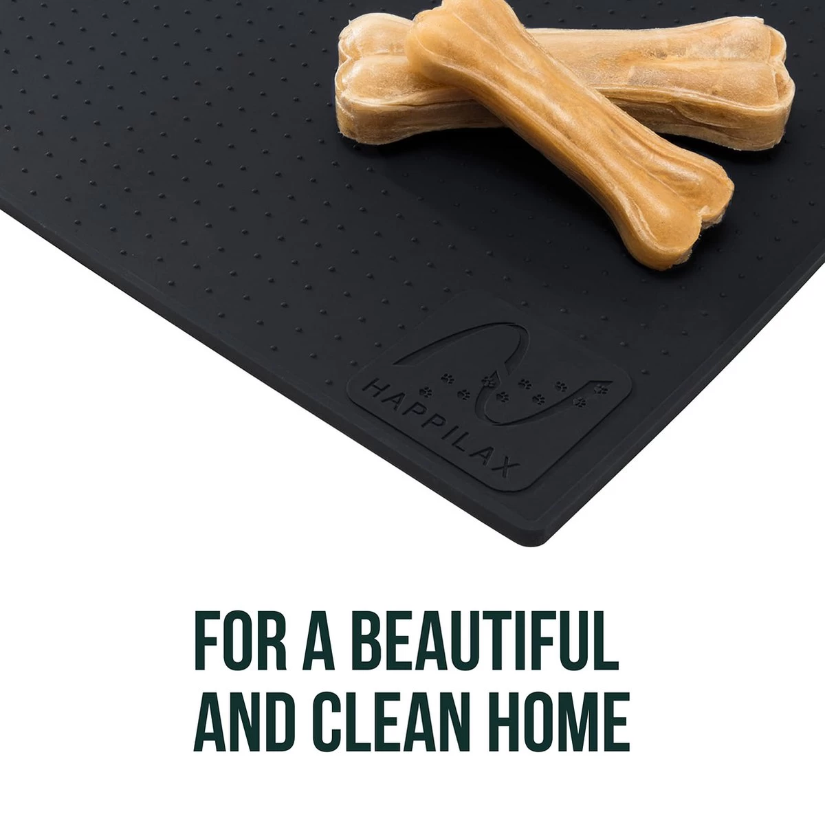 Happilax Premium Silicone Bowl Mat Voor Voer- En Waterbakken, Voedselmat Voor Honden En Katten - Afbeelding 3