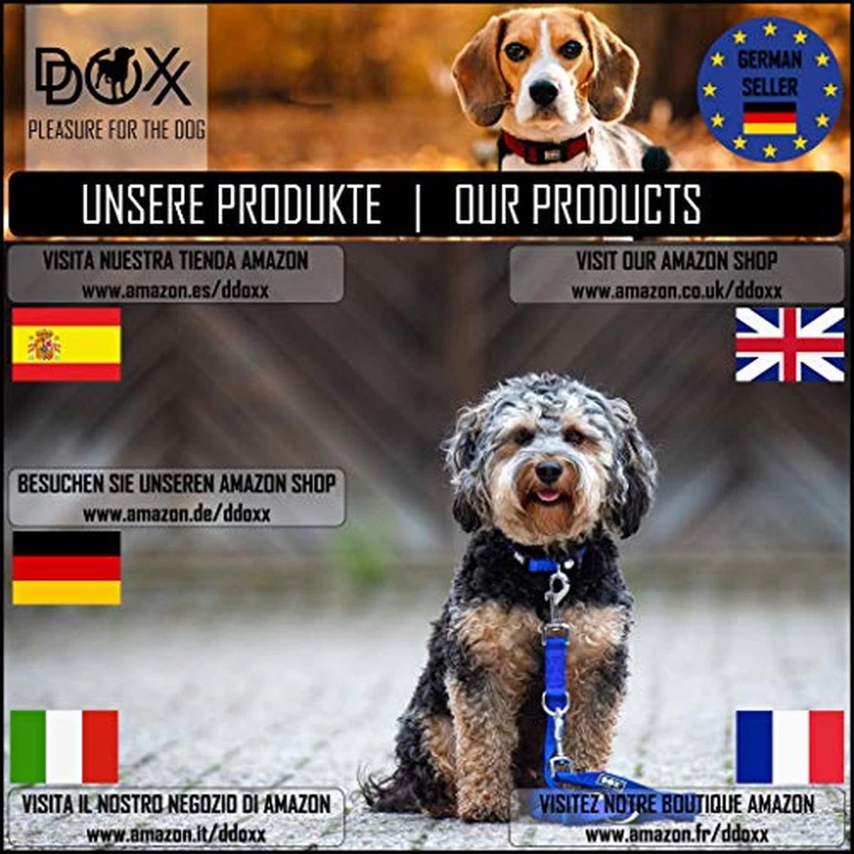 DDOXX Hondenharnas, Reflecterend, Verstelbaar, Breakaway | Borstharnas Voor Klein, Middelgroot | Hondenharnas Hond Kat Puppy Auto | Kattenharnas Puppy Harnas | Roze Roze, S - Afbeelding 9