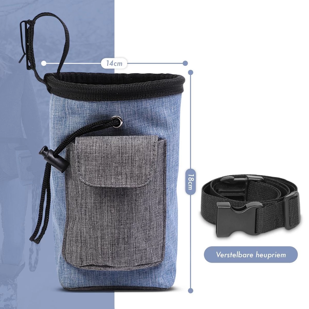 Honden Beloning Tasje – Beloningstasje - Honden Snoepjes – Beloningszakje – Poepzakjeshouder - Afbeelding 5