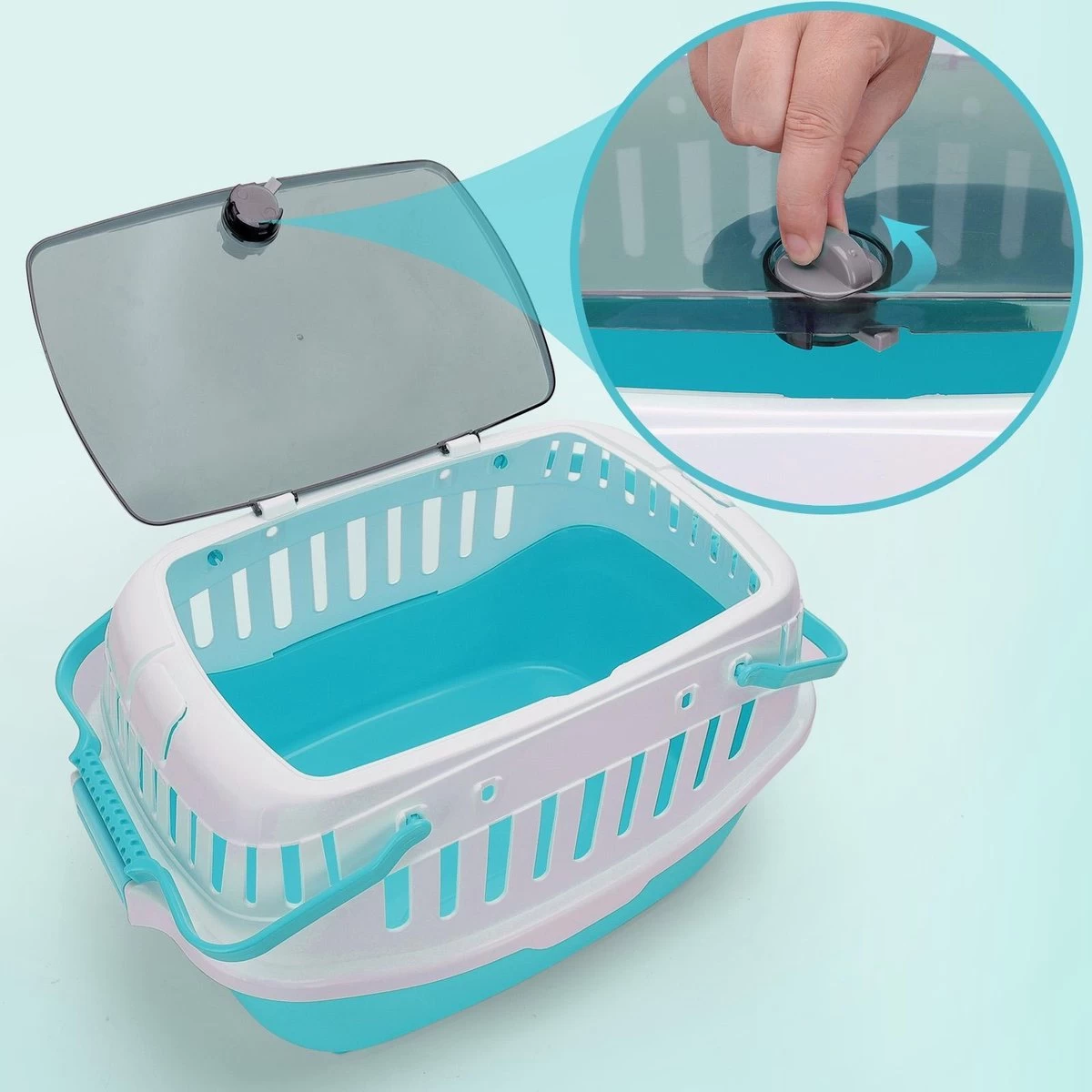 Nobleza 41WSI - Reisbench - Reismand - Transportbox - 58 X 40 X 42.5 Cm - Blauw - Afbeelding 7