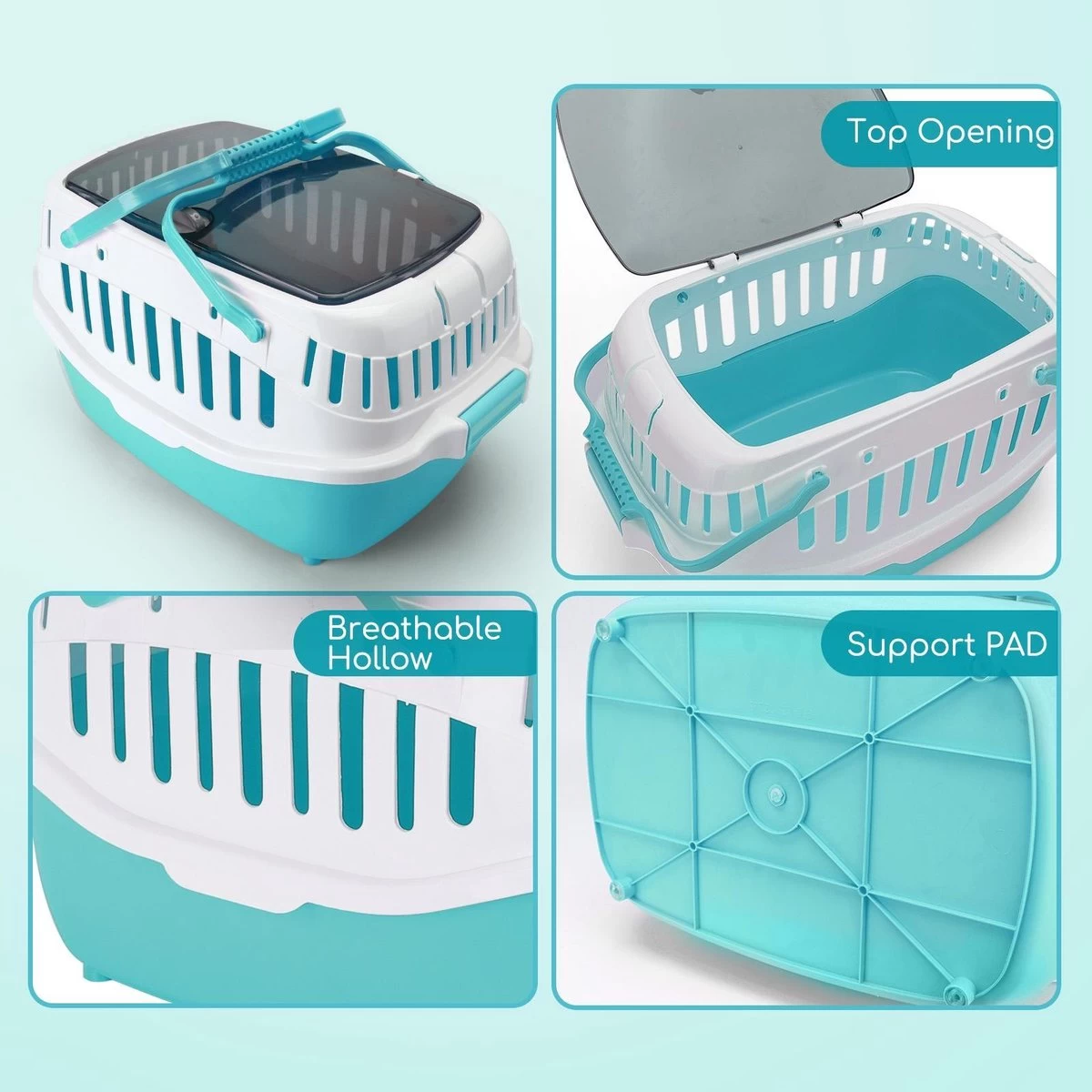 Nobleza 41WSI - Reisbench - Reismand - Transportbox - 58 X 40 X 42.5 Cm - Blauw - Afbeelding 8