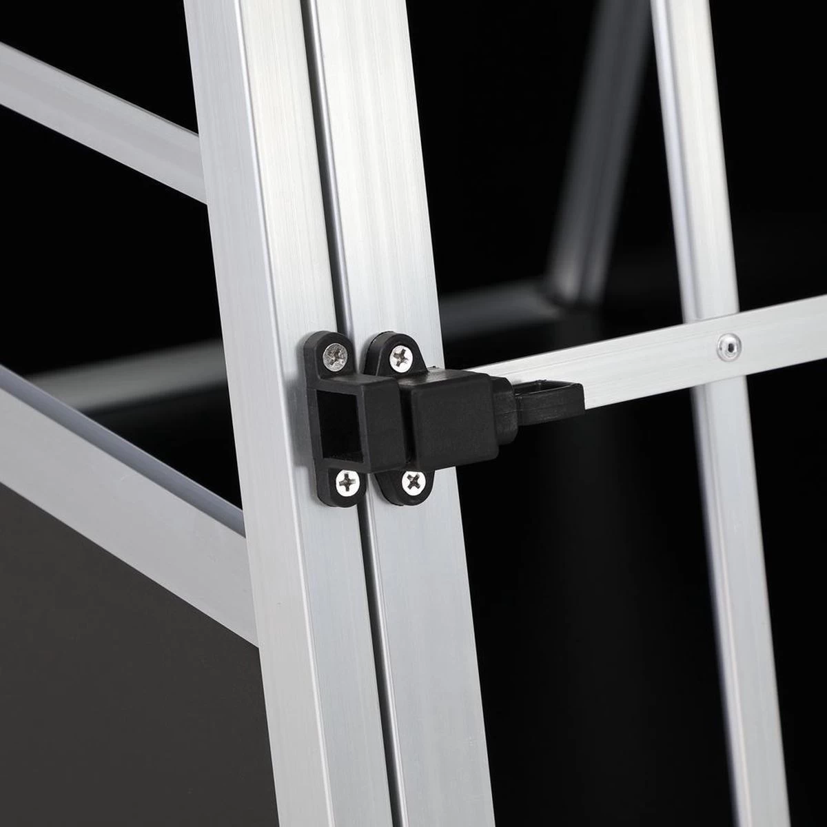 Cadoca Honden Transportbox L – Aluminium – 90x66x72cm Afsluitbaar - Afbeelding 2