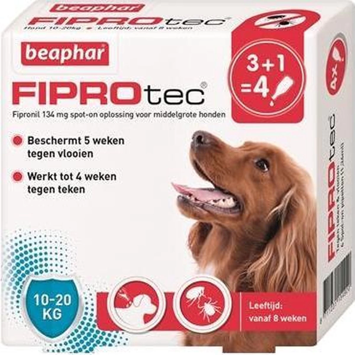 Beaphar Fiprotec Vlooien- En Tekenmiddel Hond 10-20 Kg - 4 Pipetten - Afbeelding 13