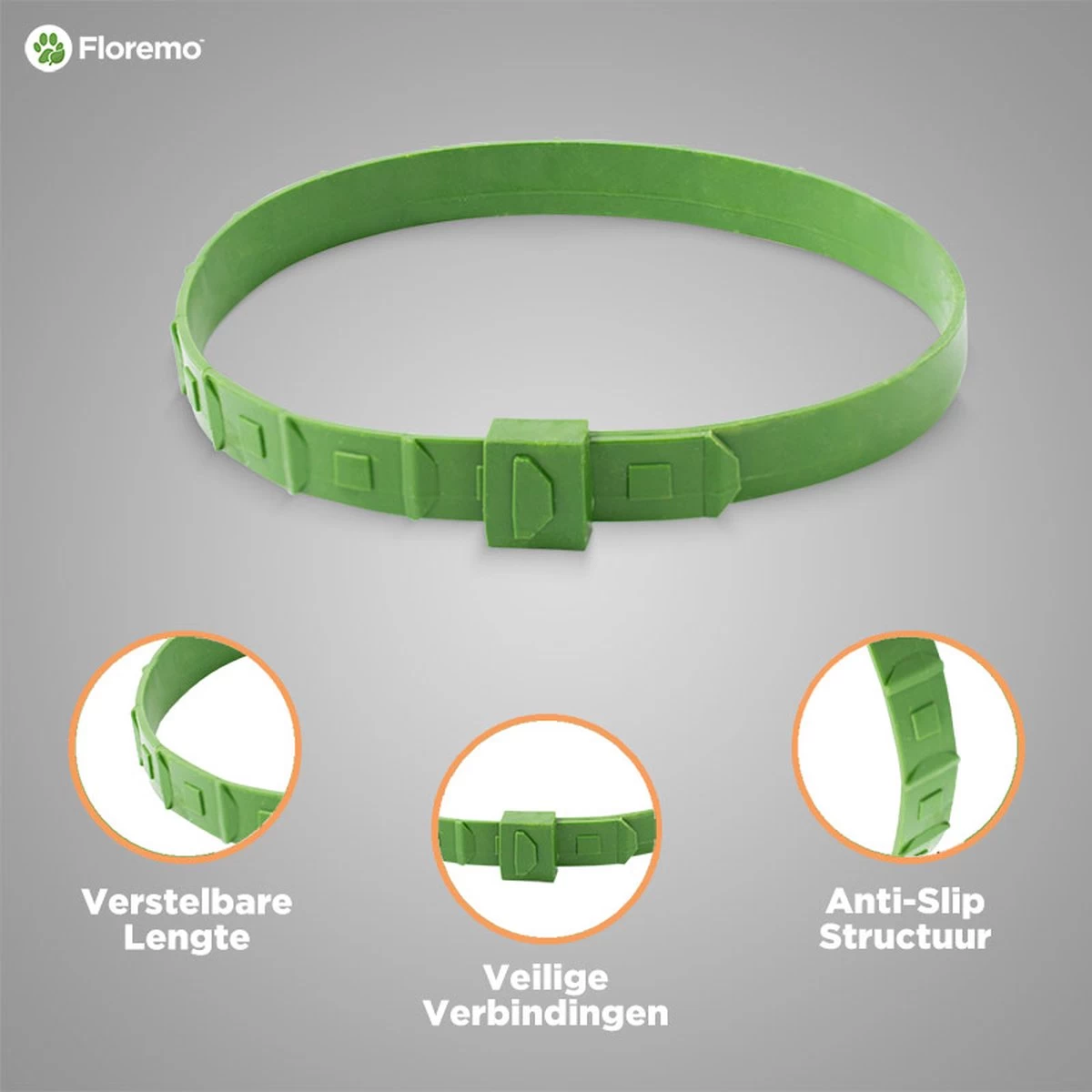 Floremo - Vlooienband En Tekenband Voor Hond - 3 Maanden Bescherming - Anti Tekenmiddel - Afbeelding 3