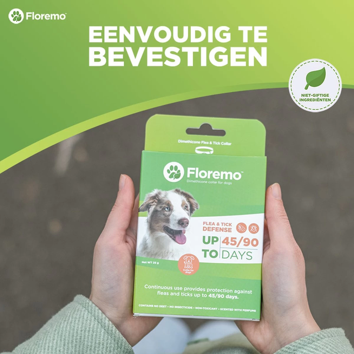 Floremo - Vlooienband En Tekenband Voor Hond - 3 Maanden Bescherming - Anti Tekenmiddel - Afbeelding 8