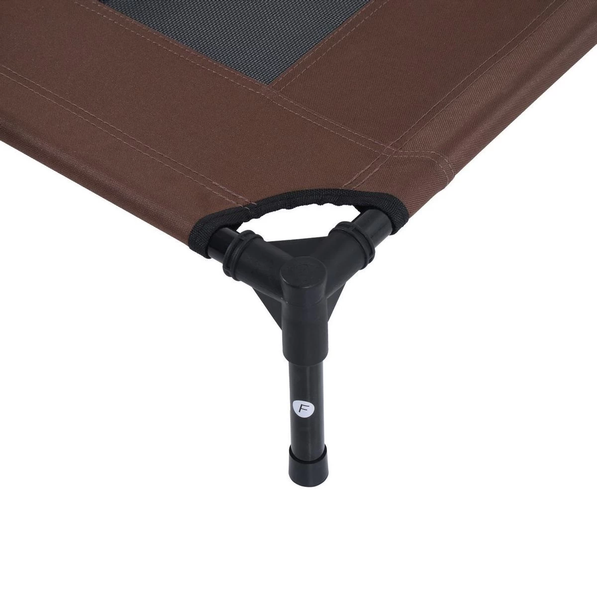 Hondenbed - Hondenstretcher - Honden Ligbed - L - Draagbaar - 92Lx76Bx18H Cm - Bruin - Afbeelding 9