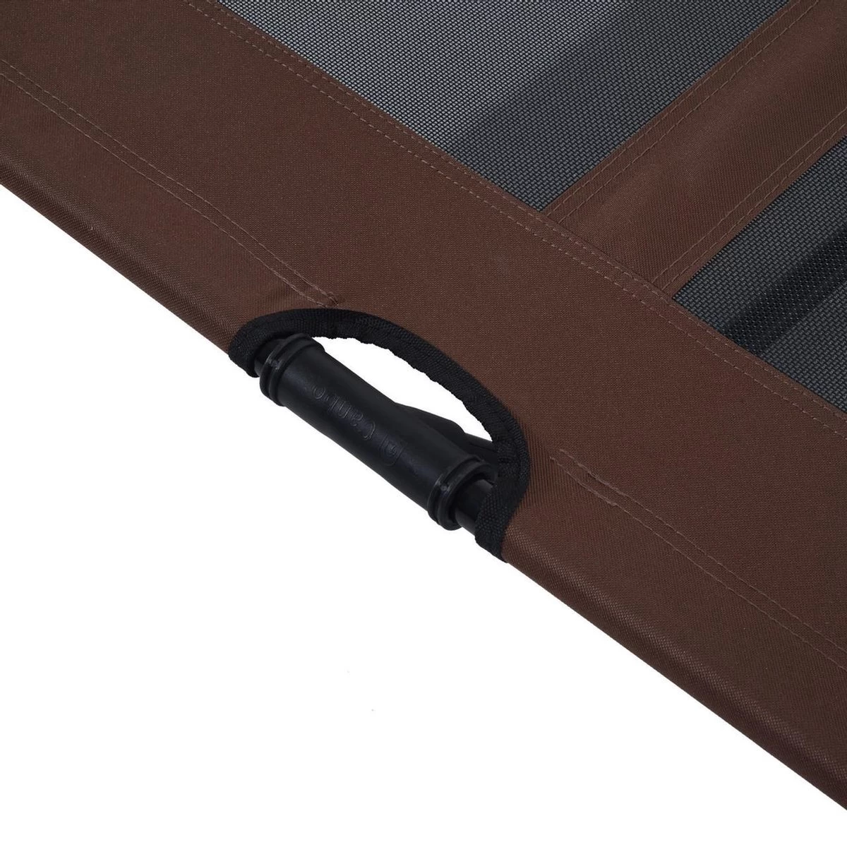 Hondenbed - Hondenstretcher - Honden Ligbed - L - Draagbaar - 92Lx76Bx18H Cm - Bruin - Afbeelding 12