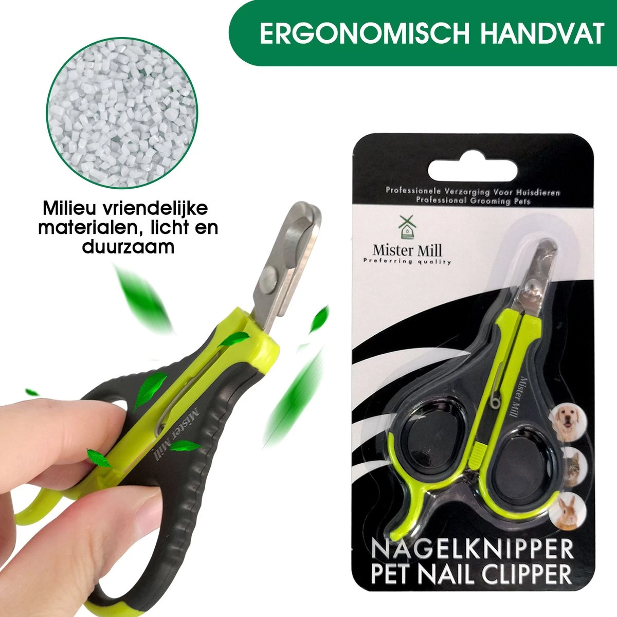 Mister Mill Nagelknipper Kat - Nagelschaar - Kleine Hond (Max. 10 Kg.) Vogel En Knaagdier - Afbeelding 6