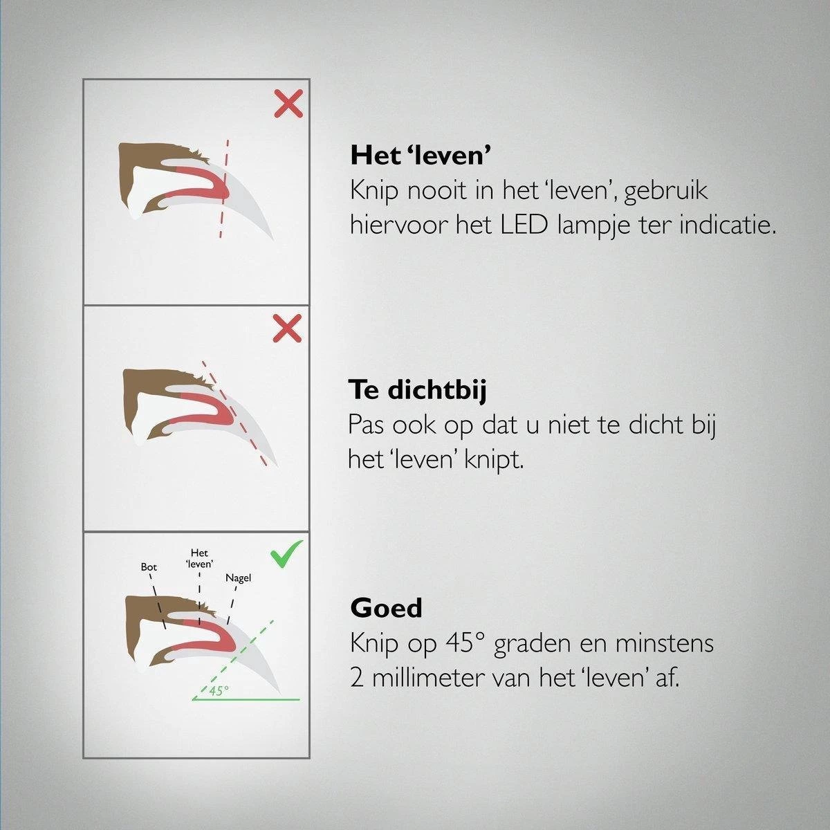 Professionele Oplaadbare LED Licht Nagelknipper, Hond, Kat, Knaagdier, Huisdieren | Dog, Cat, Nail Clipper LED Light, Rechargeable, USB Kabel | Nagelvijl - Nagelschaar Met Vijl, Opvang Van Nagels | Vergrootglas 5x | Extreem Veilig & 100% Effectief - Afbeelding 5