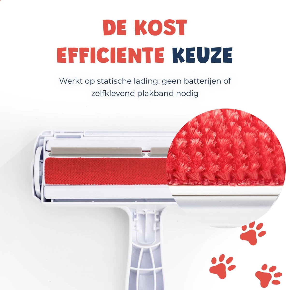 JC Pets Premium Pluizenborstel - Huisdierhaar Verwijderaar – Pluizenverwijderaar – Honden En Kattenhaar Verwijderaar - Ontpluizer - Pluizenroller - Afbeelding 3