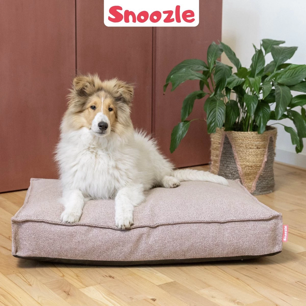 Snoozle Orthopedische Hondenmand - Zacht En Luxe Hondenkussen - Hondenbed - Wasbaar - Hondenmanden - 120 X 90 Cm - Groen - Afbeelding 6