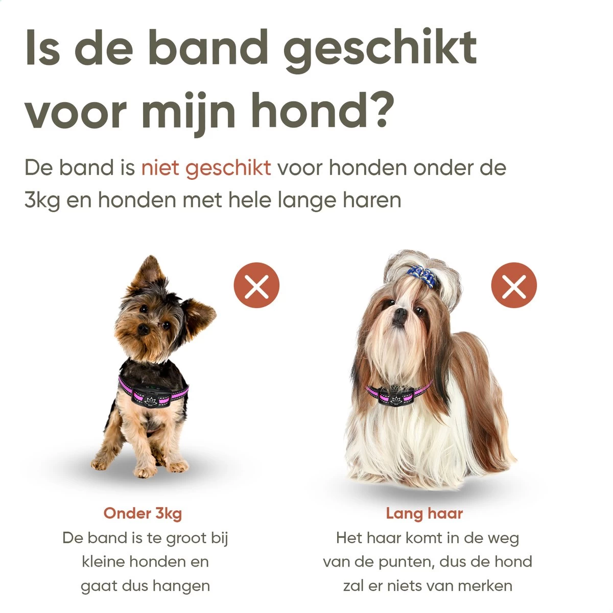 Premium Anti Blafband Om Je Hond Snel En Effectief Te Laten Stoppen Met Blaffen - Diervriendelijke Opvoedingshalsband Zonder Schok - Trainingshalsband Voor Grote En Kleine Honden - Anti Blaf Apparaat - Correctie Halsband - Afbeelding 3