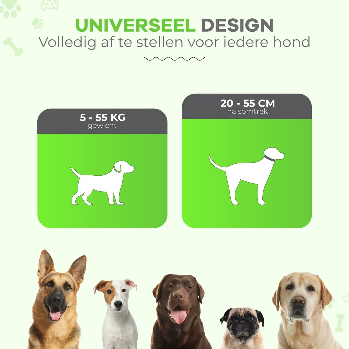 Petz - Anti Blafband - Anti Blafband Voor Kleine En Grote Honden - 5-55 KG - Vibratie En Audio - Diervriendelijk - GEEN Schokken - Opvoedingshalsband Zonder Schok En Diervriendelijk - Waterdicht - Oplaadbaar - Afbeelding 6