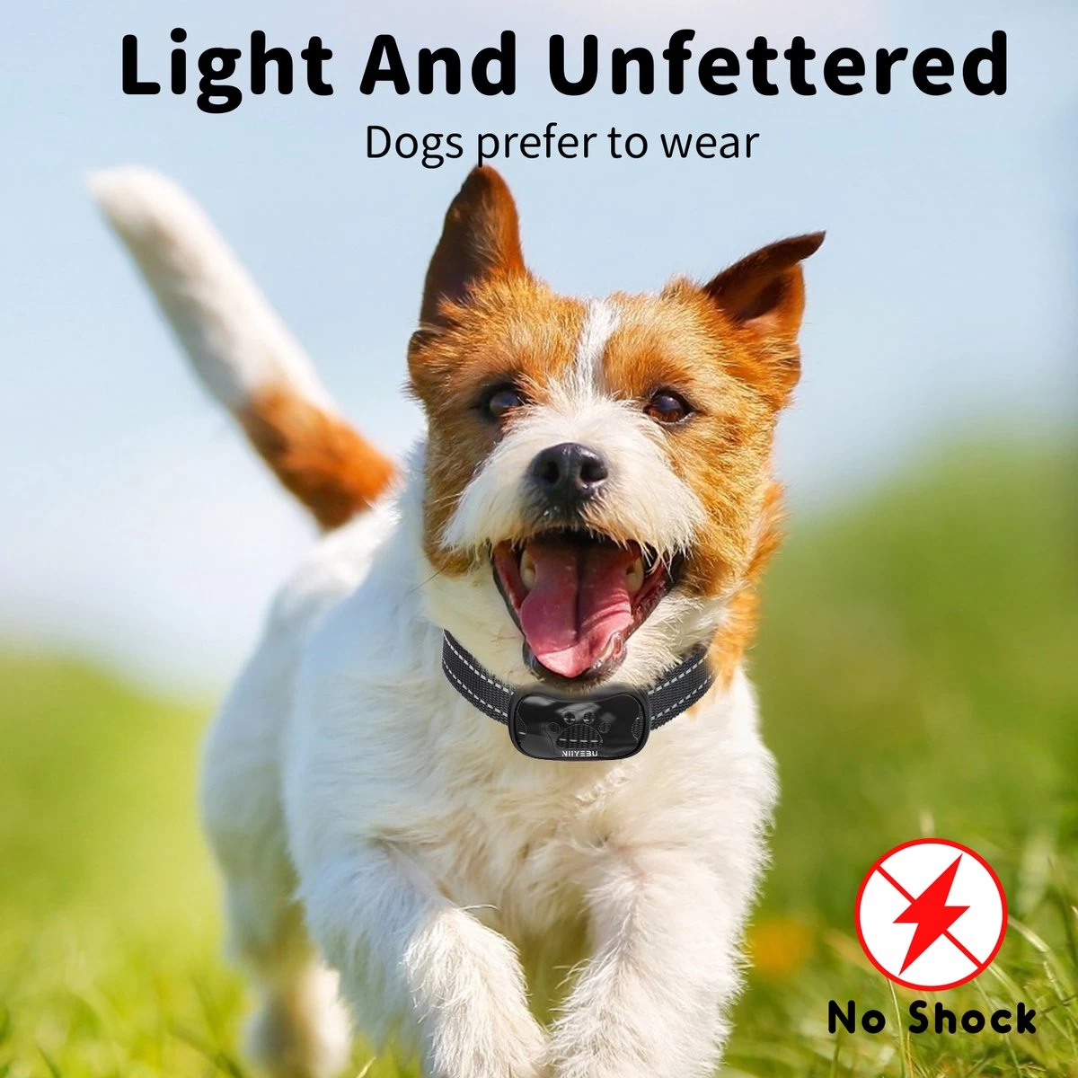 NIIYEBU Anti Blafband - Blafbanden Voor Honden - Anti Blaf Apparaat - Diervriendelijk - Zonder Schok - Vibratie En Audio - Afbeelding 6