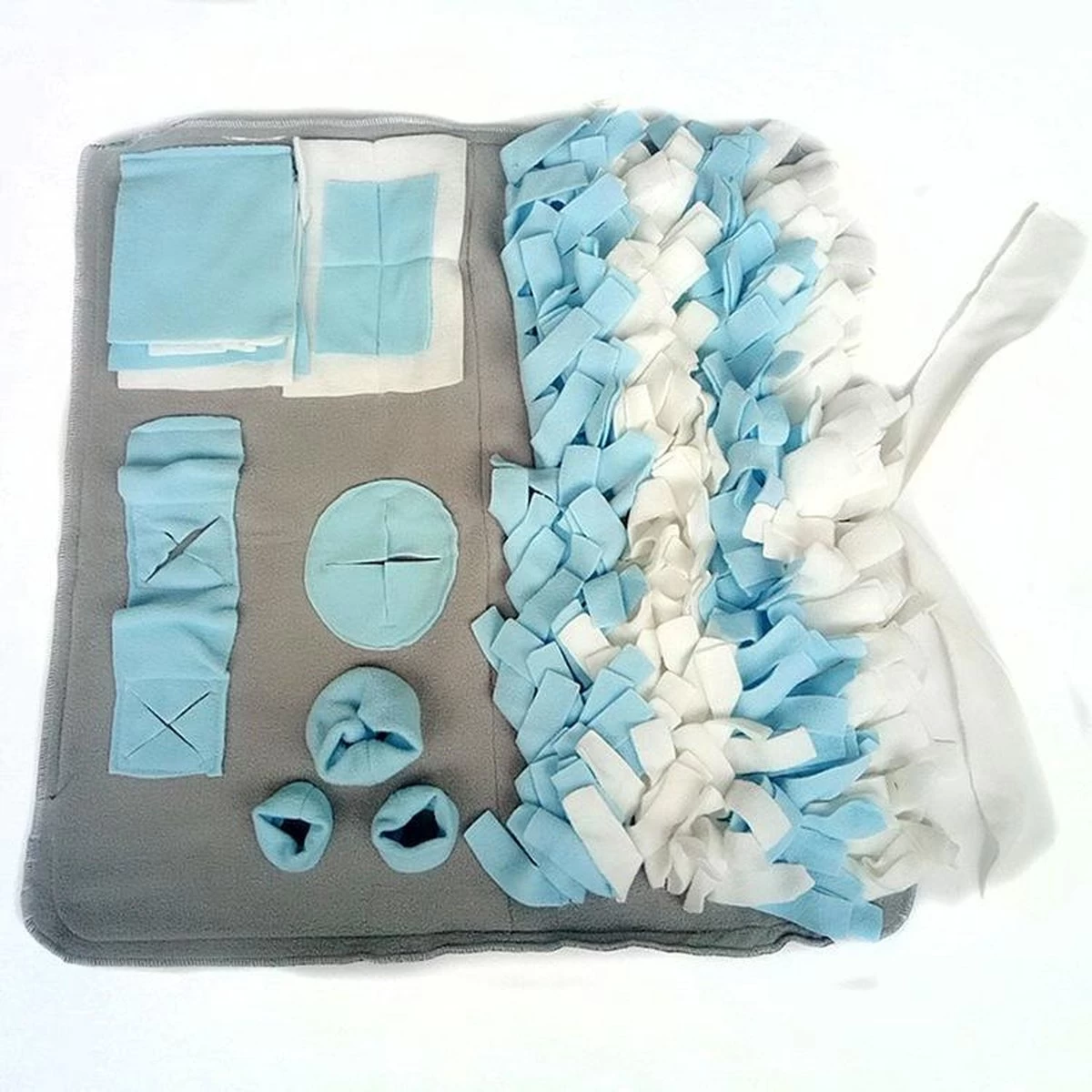 Snuffelmat - Snuffelmat Hond - Denkspelletjes Voor Honden - GRATIS 2 Trektouwen - Snuffelmatten - Snuffelmat Voor Honden - Afbeelding 3