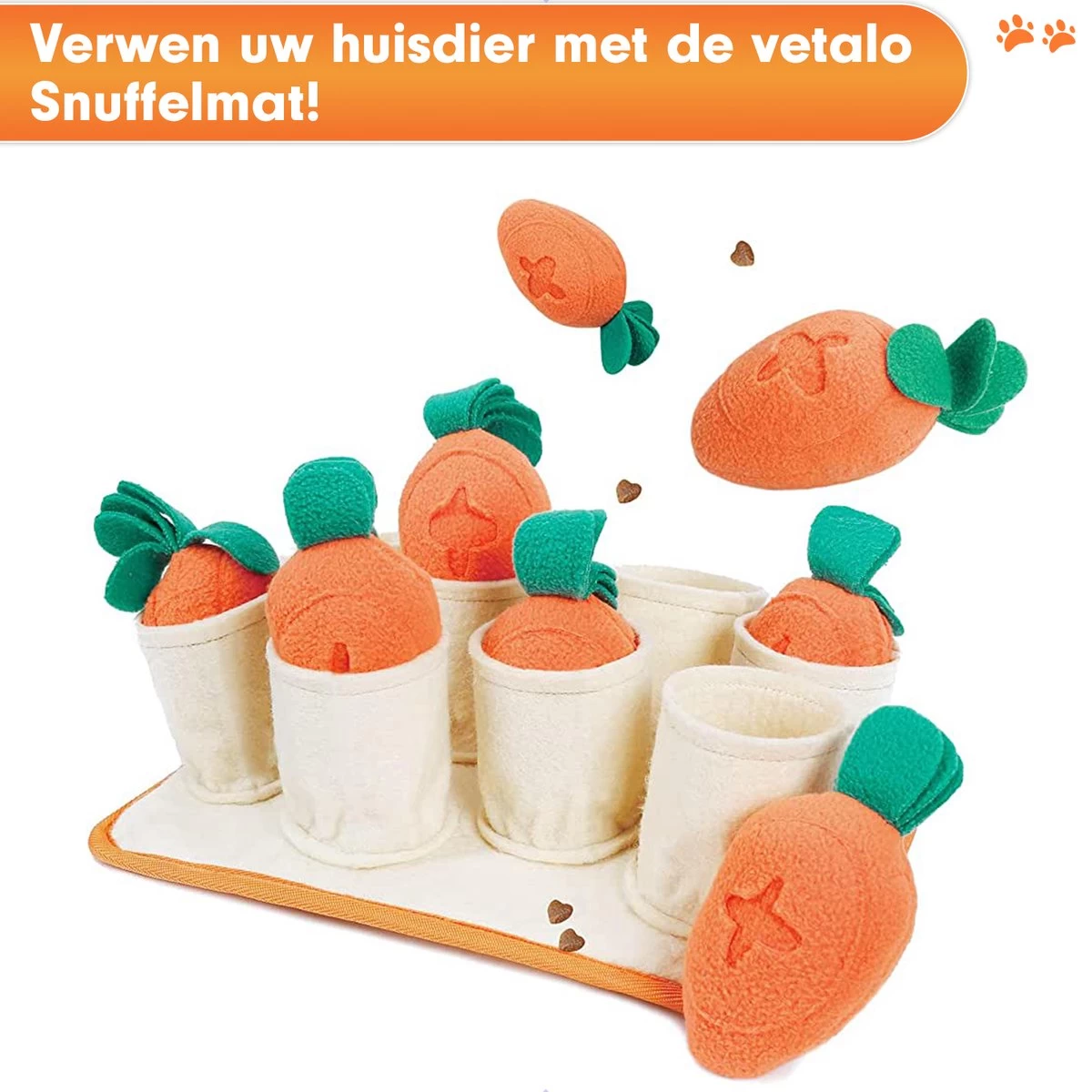 Premium Snuffelmat Voor Hond En Kat - Intelligentie Speelgoed - Snuffel Mat Puppy - IQ Hondenspeeltjes - Educatieve Training Huisdier - Snuffeltrainer Hondenpuzzel - Educatief Speelgoed - Vetalo - Afbeelding 9