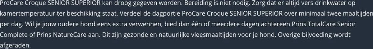 Prins Procare Croque Senior Superior - 10 KG - Afbeelding 10