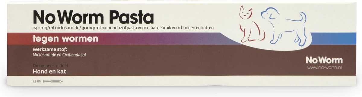 Exil No Worm Pasta - Hond En Kat - Ontworming - 25 Ml