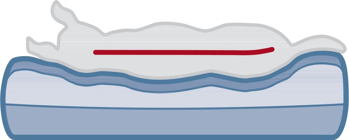 Trixie Hondenmand Sofa Bendson Orthopedisch Grijs (100X80 CM) - Afbeelding 13