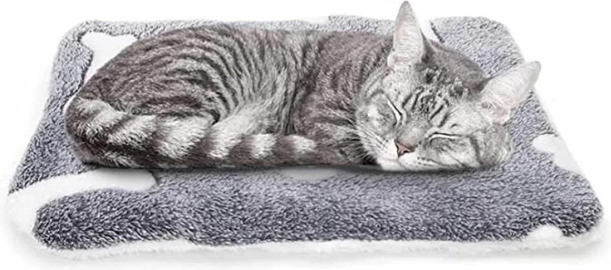 Nobleza Benchkussen - Dierenkussen - Hondenkussen - Kattenkussen - Benchmat - Dierenmat - Hondenmat - Kattenmat - Grijs - Maat S