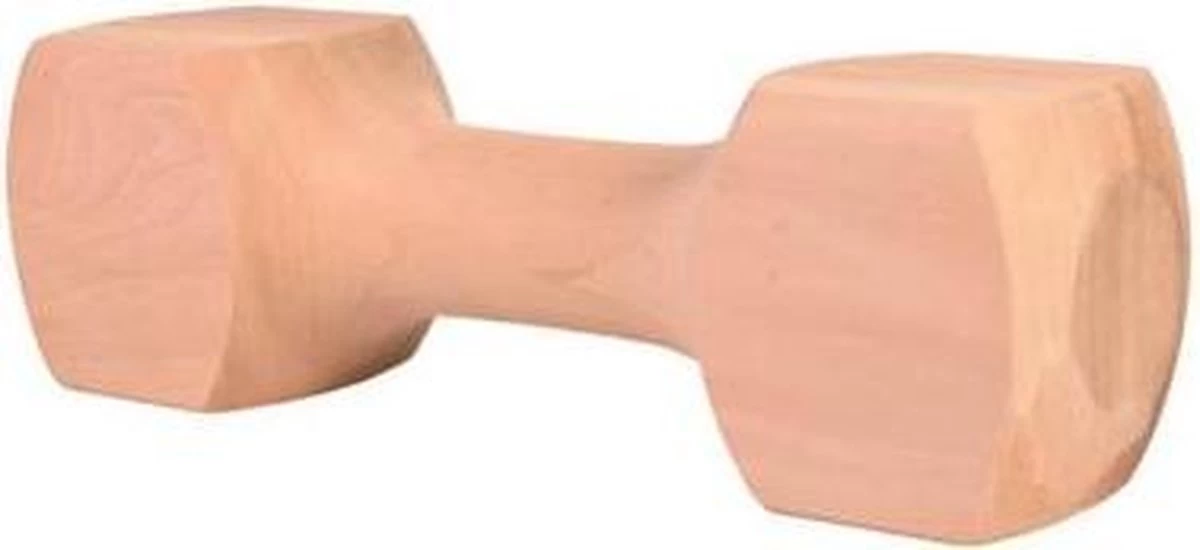 Trixie Houten Apporteerblok Gehoekt 400 Gr - Afbeelding 2