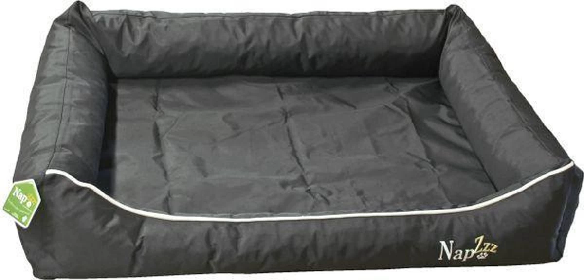 NapZZZ Hondenmand Waterproof Divan Zwart XL: 120 X 90 Cm - Afbeelding 2