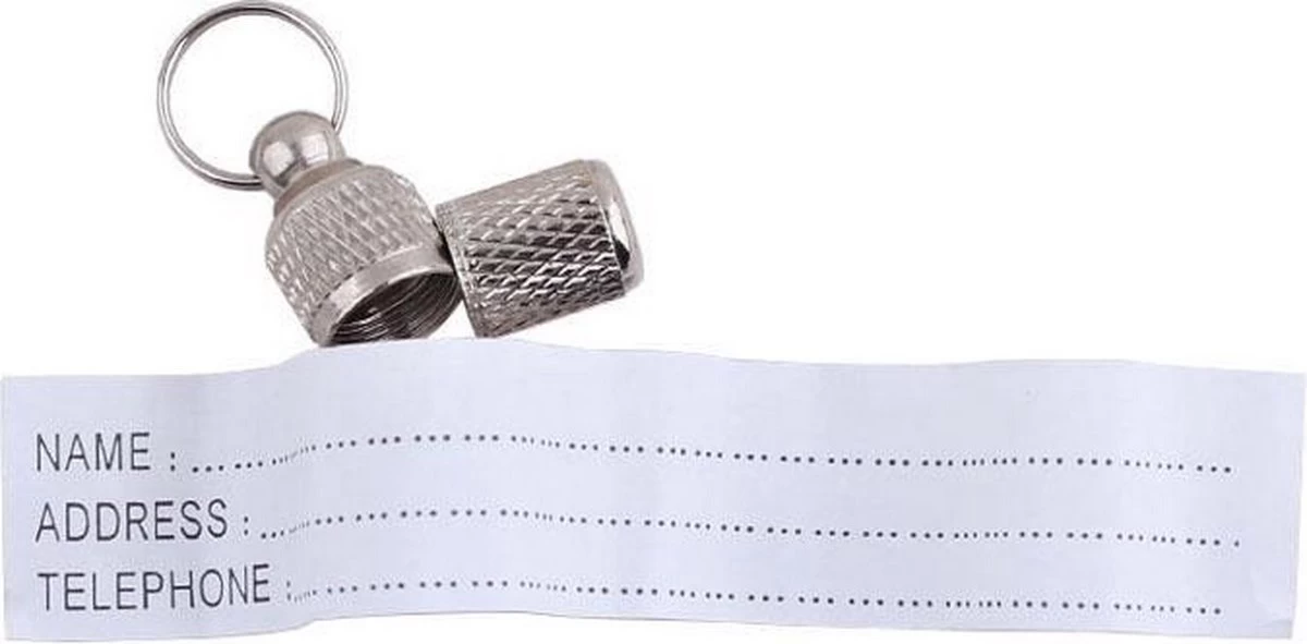 Bijoux By Ive - Bijoux Voor Uw Huisdier - Huisdieren ID Kokertje - Adreskoker - Hond - Kat - 3 Stuks - Afbeelding 2