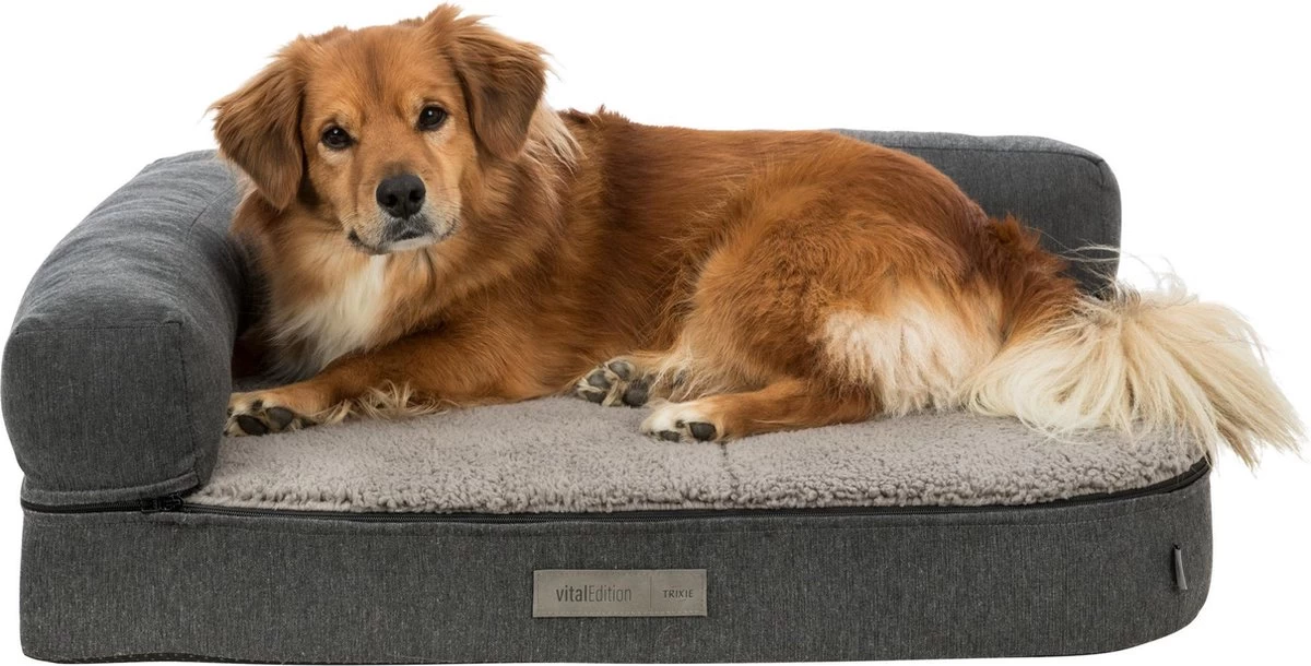 Trixie Hondenmand Sofa Bendson Orthopedisch Grijs (100X80 CM) - Afbeelding 6