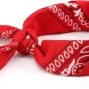 Merkloos Bandana - Rood - Unisex - Festival - Carnaval - Bandana Hond