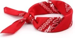 Merkloos Bandana - Rood - Unisex - Festival - Carnaval - Bandana Hond