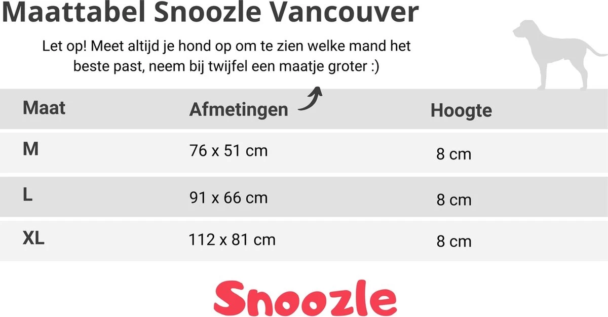 Snoozle Orthopedische Hondenmand - Zacht En Luxe Hondenkussen - Hondenbed - Wasbaar - Hondenmanden - L - 91cm - Grijs - Afbeelding 3