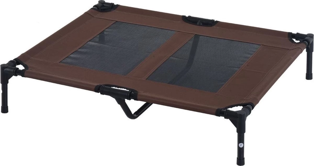 Hondenbed - Hondenstretcher - Honden Ligbed - L - Draagbaar - 92Lx76Bx18H Cm - Bruin - Afbeelding 11