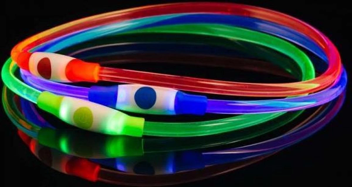 Led Dog Band USB | BEE SAFE -BLUE- | Dier Verlichting | Hondenband LED - Afbeelding 10