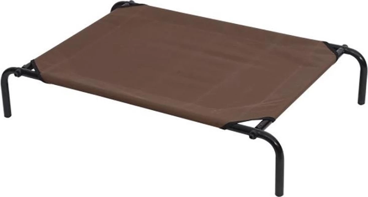 PawHut Hondenstretcher XL 110x68x19 Cm. Bruin / Grijs - Afbeelding 9