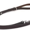 Verstelbare Trainingslijn Leer - 2 Meter - Bruin - Politielijn - Hondenriem - Hoge Kwaliteit Leer - Trainingslijn - Ambachtelijk Gemaakt In Portugal
