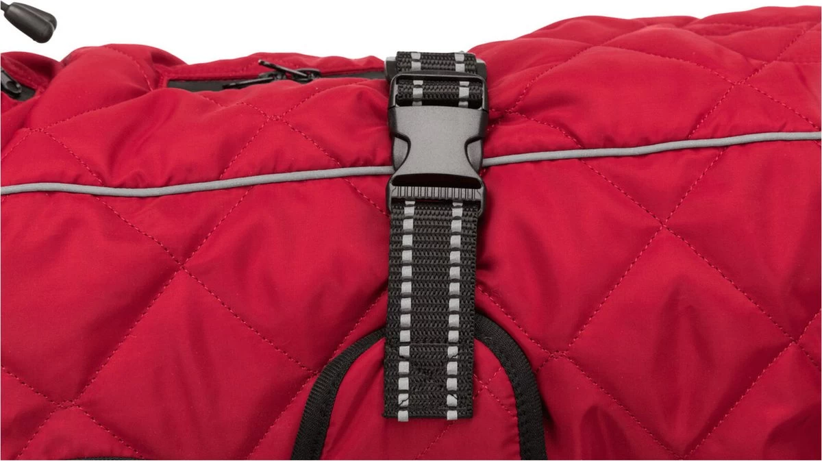 Trixie Hondenjas Minot Rood (RUG 50 CM BUIK 52-76 CM) - Afbeelding 10