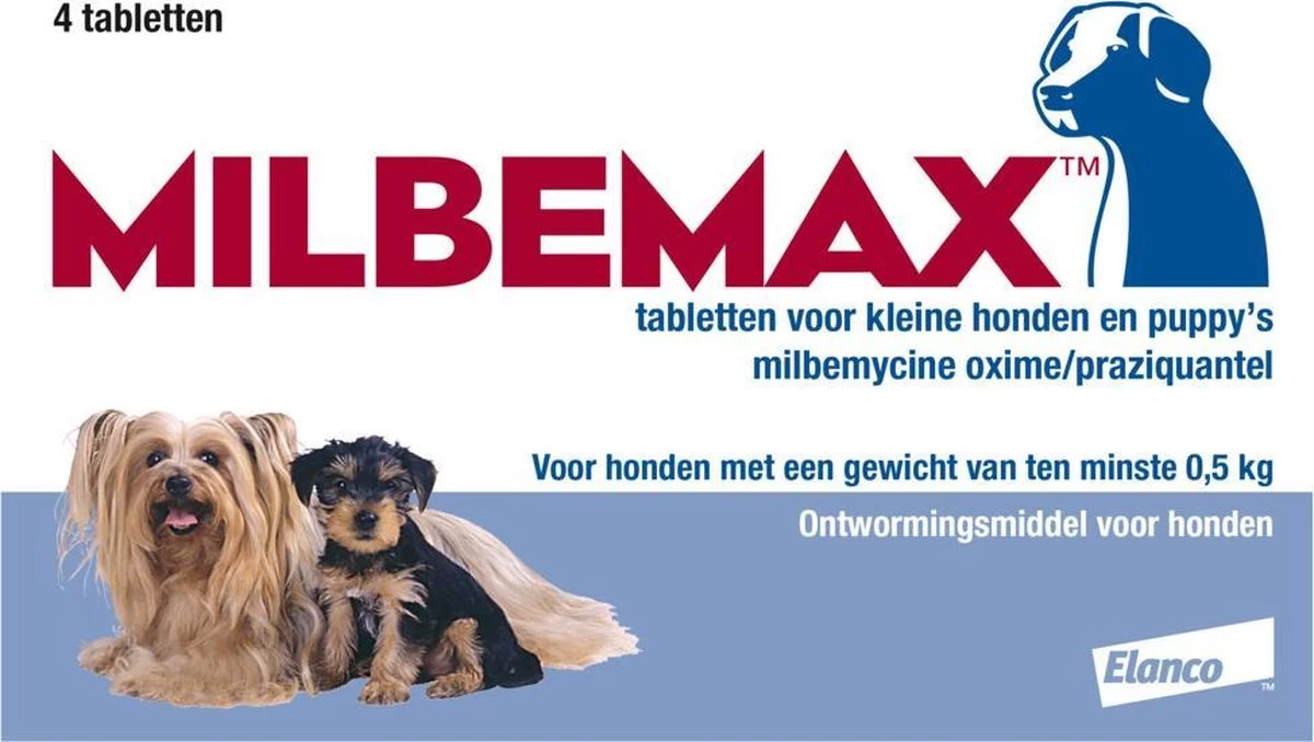 Milbemax Kleine Hond & Puppy's Van 0,5 Kg Tot 10 Kg - 1 St à 2 X 2 Tabletten - Afbeelding 7